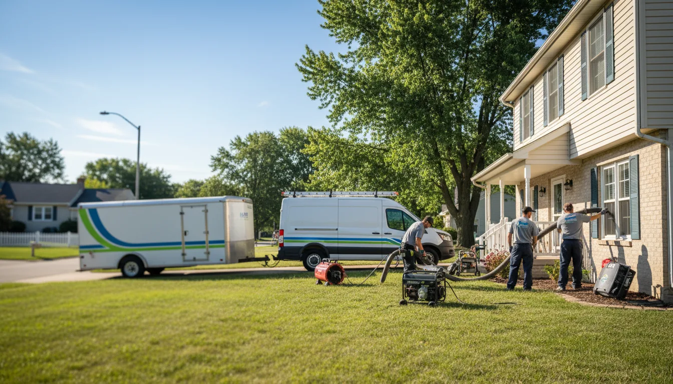 Flooded Basement Restoration And Cleanup With Repair in Harshaw, WI near me